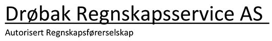 Logo, Drøbak Regnskapsservice AS